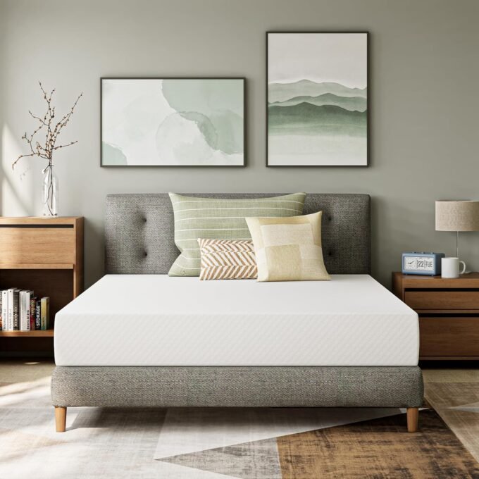 8 Inch Full Cooling Gel Memory Foam Mattress for Cool Sleep Medium Firm  Certified Foam, Mattress in a Box Pressure Relief Removable Cover No Fiberglass (Full, 8 in)