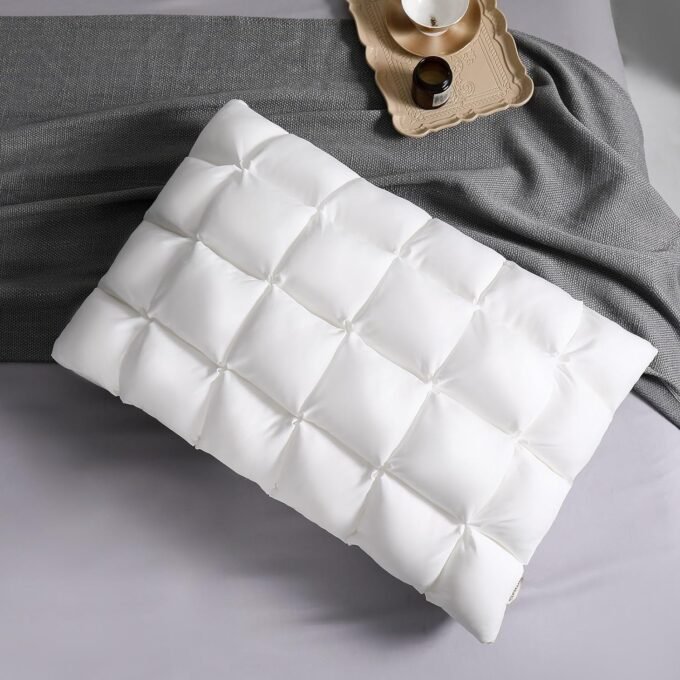 Soft Pillows Queen Size for Sleeping, Support Bed Pillows, Fluffy Down  Pillow, Luxury Hotel Gel Pillows for Side Sleeping (White)